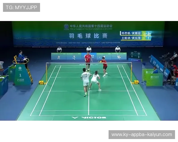 羽毛球双打 连贯